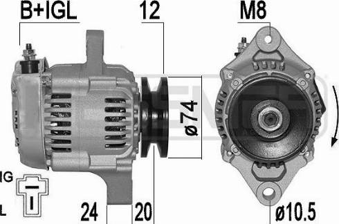 Messmer 209513A - Генератор autospares.lv