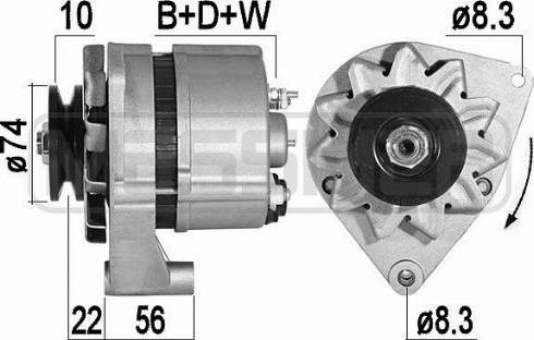 Messmer 209583 - Генератор autospares.lv