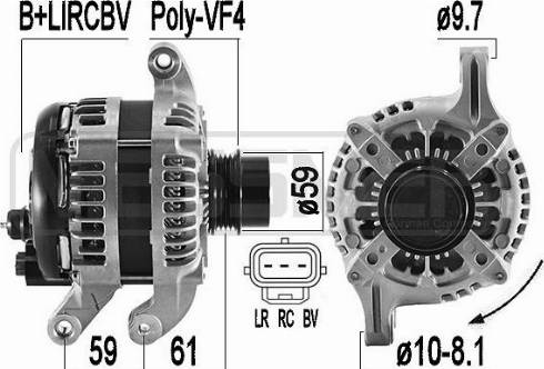 Messmer 209587 - Генератор autospares.lv