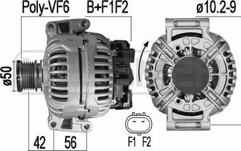 Messmer 209538A - Генератор autospares.lv