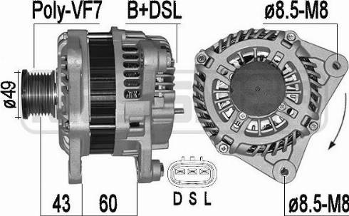 Messmer 209526A - Генератор autospares.lv