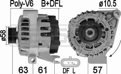 Messmer 209613A - Генератор autospares.lv