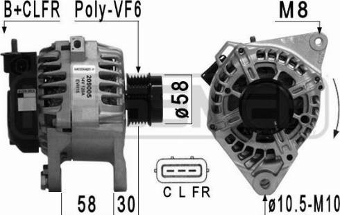 Messmer 209005 - Генератор autospares.lv