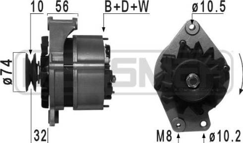 Messmer 209007R - Генератор autospares.lv