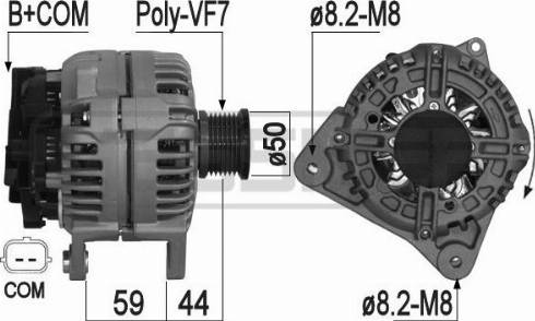 Messmer 209073A - Генератор autospares.lv