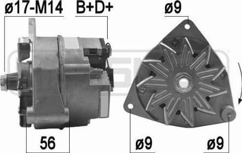 Messmer 209158 - Генератор autospares.lv