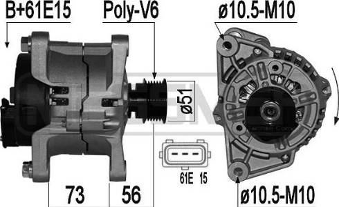 Messmer 209 161 - Генератор autospares.lv