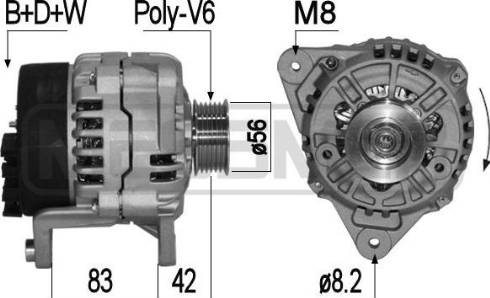 Messmer 209102A - Генератор autospares.lv