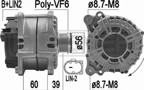 Messmer 209186 - Генератор autospares.lv