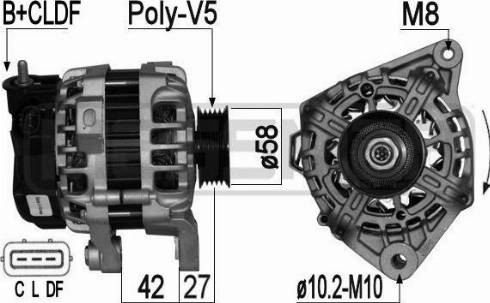 Messmer 209125R - Генератор autospares.lv