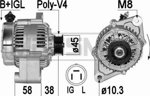 Messmer 209342A - Генератор autospares.lv