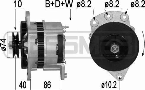 Messmer 209248A - Генератор autospares.lv