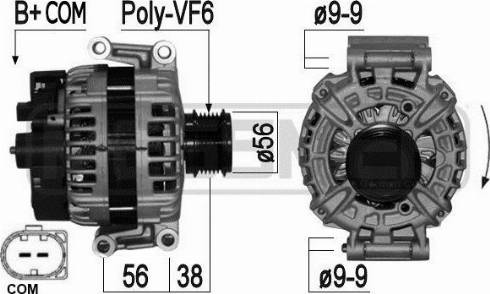 Messmer 209254 - Генератор autospares.lv