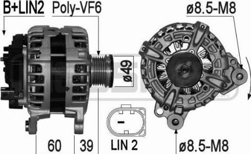 Messmer 209260 - Генератор autospares.lv