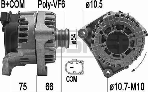 Messmer 209206 - Генератор autospares.lv