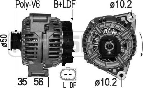 Messmer 209214A - Генератор autospares.lv