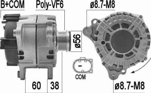 Messmer 209212 - Генератор autospares.lv