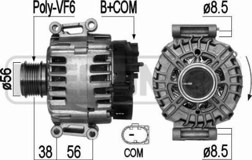 Messmer 209286 - Генератор autospares.lv