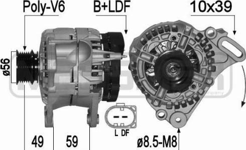 Messmer 209282A - Генератор autospares.lv