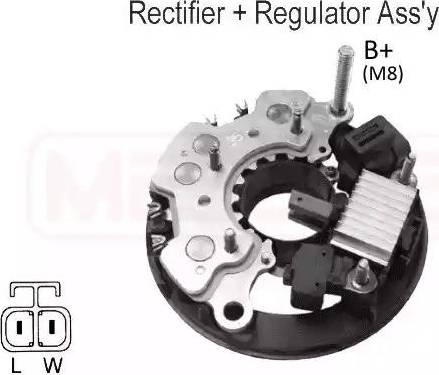 Messmer 215 943 - Выпрямитель, диодный мост, генератор autospares.lv