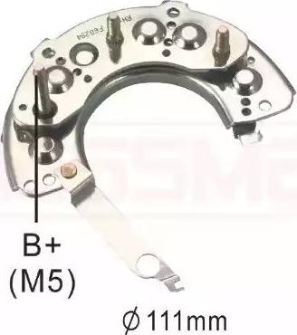 Messmer 215434 - Выпрямитель, диодный мост, генератор autospares.lv