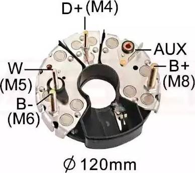 Messmer 215359 - Выпрямитель, диодный мост, генератор autospares.lv