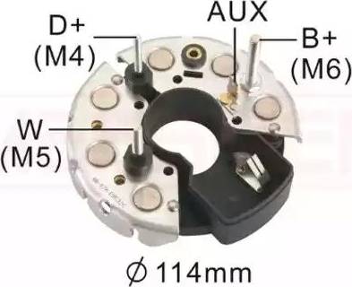 Messmer 215322 - Выпрямитель, диодный мост, генератор autospares.lv