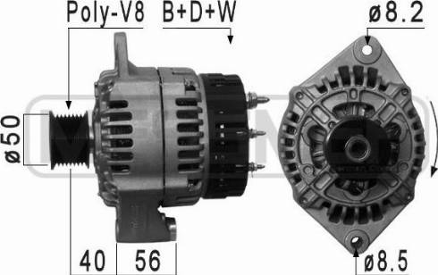 Messmer 210995A - Генератор autospares.lv