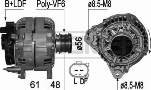 Messmer 210944A - Генератор autospares.lv