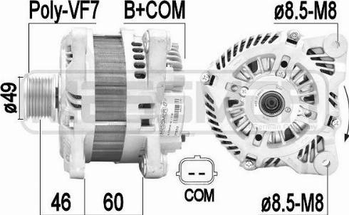 Messmer 210951A - Генератор autospares.lv