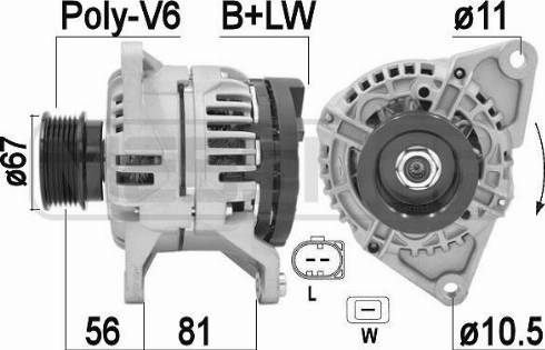 Messmer 210933A - Генератор autospares.lv