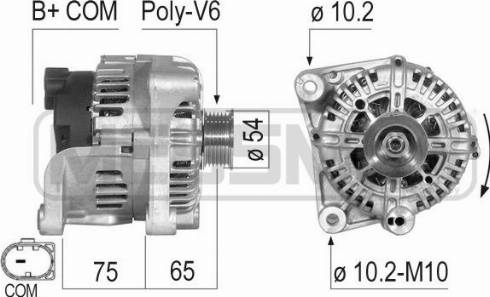 Messmer 210499A - Генератор autospares.lv