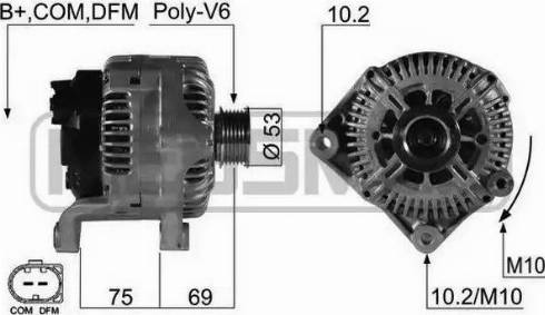 Messmer 210495 - Генератор autospares.lv