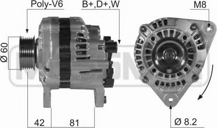 Messmer 210446 - Генератор autospares.lv