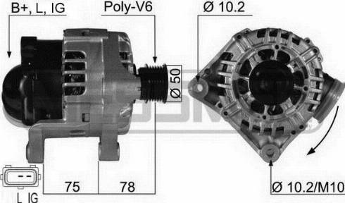 Messmer 210464A - Генератор autospares.lv