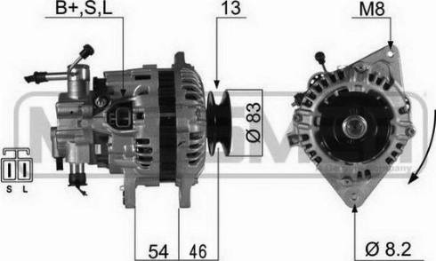 Messmer 210462A - Генератор autospares.lv