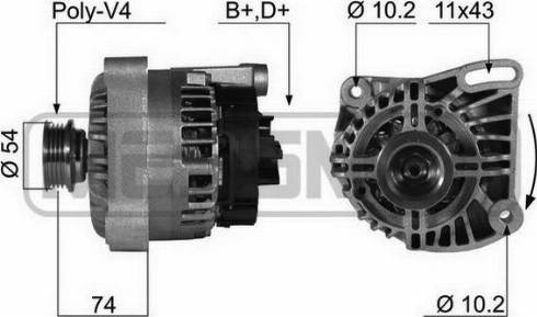 Messmer 210405A - Генератор autospares.lv