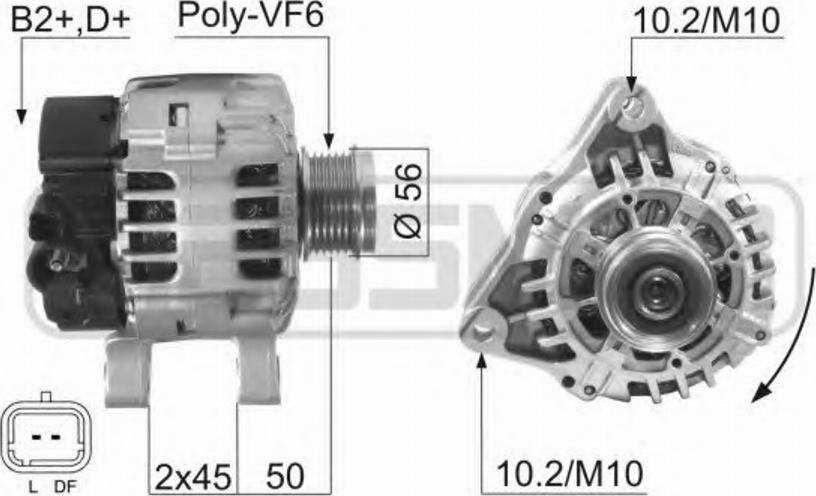 Messmer 210599 - Генератор autospares.lv