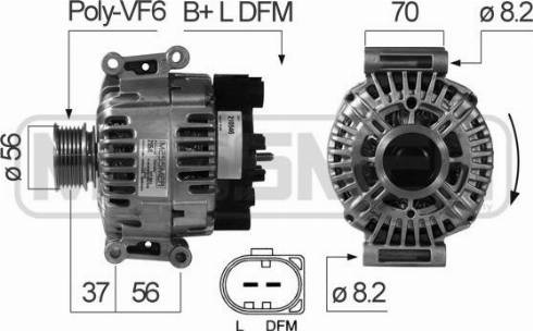 Messmer 210546A - Генератор autospares.lv