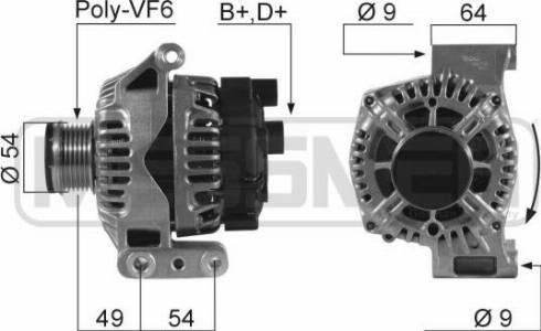 Messmer 210550A - Генератор autospares.lv