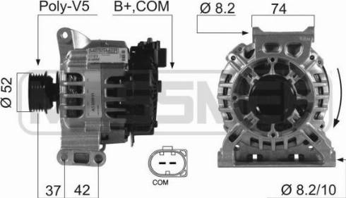 Messmer 210552A - Генератор autospares.lv