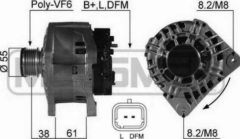 Messmer 210503A - Генератор autospares.lv