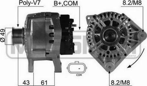 Messmer 210514A - Генератор autospares.lv