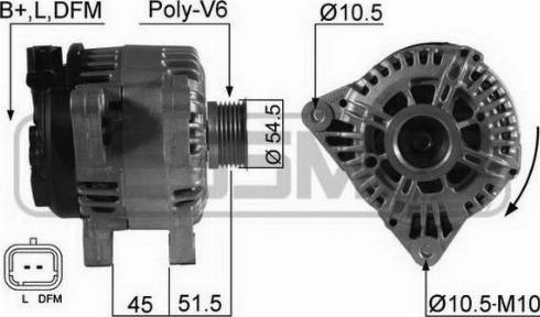 Messmer 210538A - Генератор autospares.lv