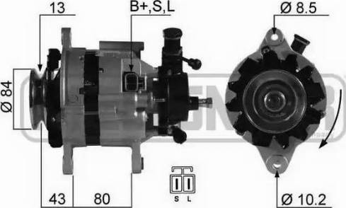 Messmer 210537 - Генератор autospares.lv