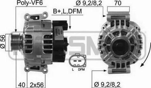 Messmer 210525A - Генератор autospares.lv