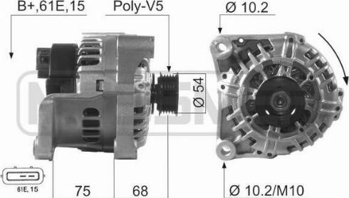 Messmer 210571A - Генератор autospares.lv