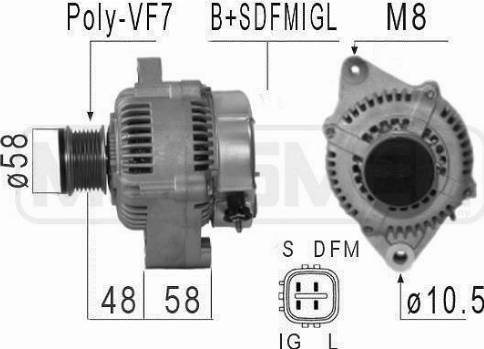 Messmer 210577A - Генератор autospares.lv