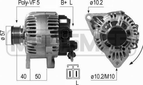 Messmer 210650A - Генератор autospares.lv