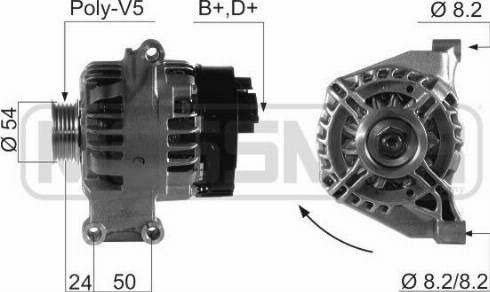 Messmer 210660A - Генератор autospares.lv